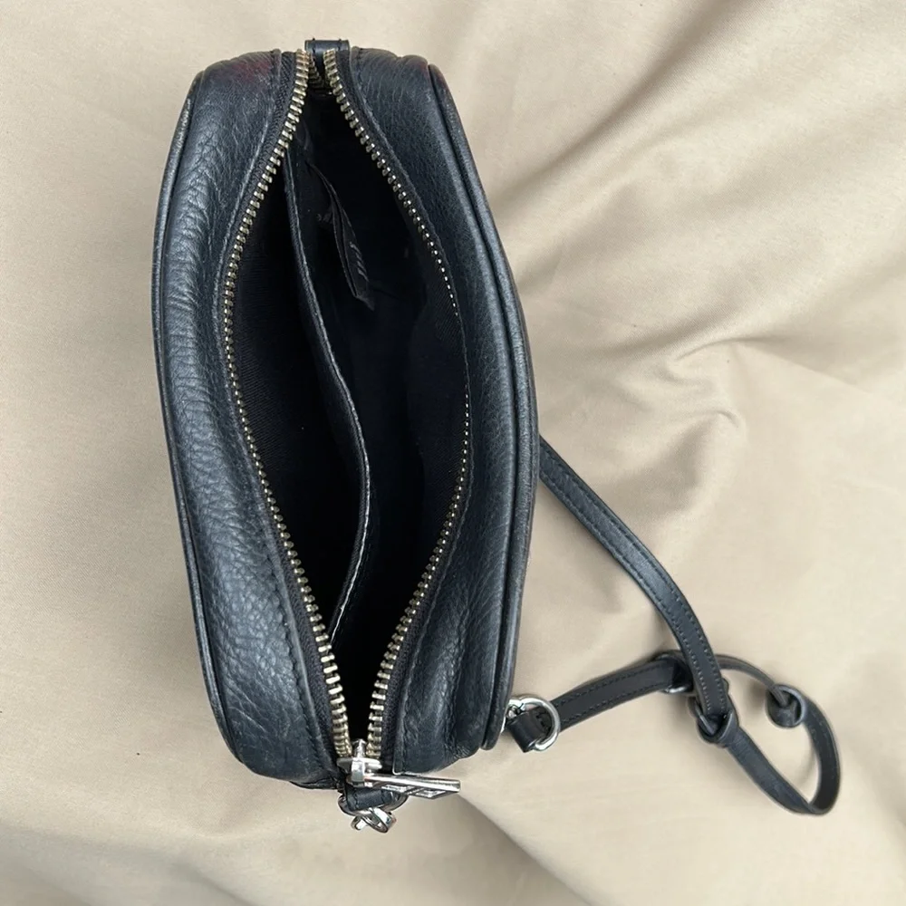 Zadig & Voltaire black & silver stars cross-body bag - Picture 7 of 9